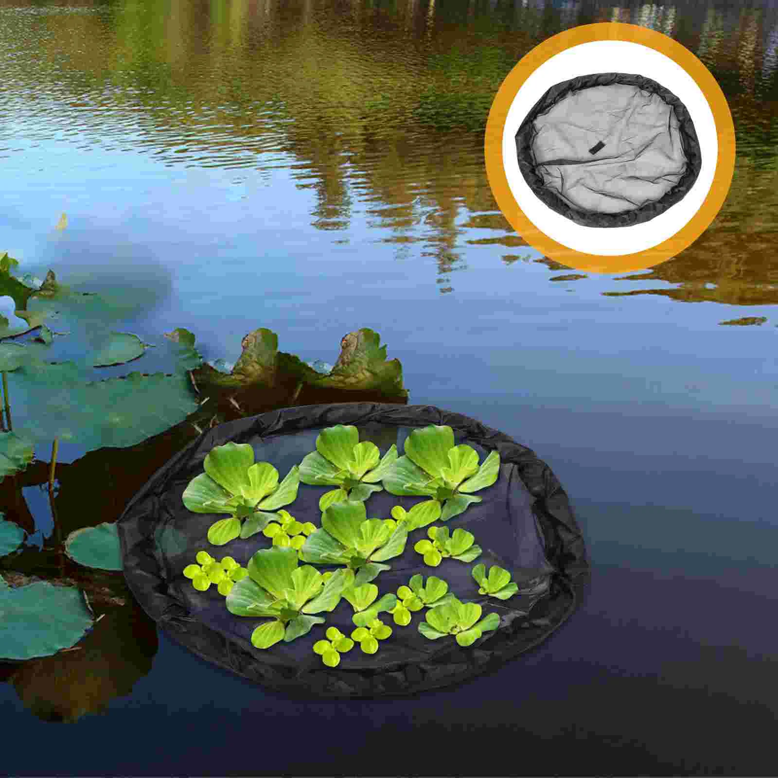 

Floating Island Plants Protector Floating Plants for Ponds Garden Water Features Fish Safety Easy Install Pond
