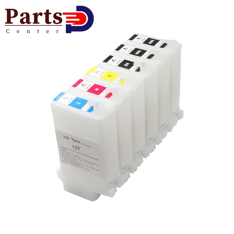 PFI120 PFI 120PFI-120 Refillable Ink Cartridge with chips for Canon TM-200 TM200 TM-205 TM-300 TM-305 TM300 printer