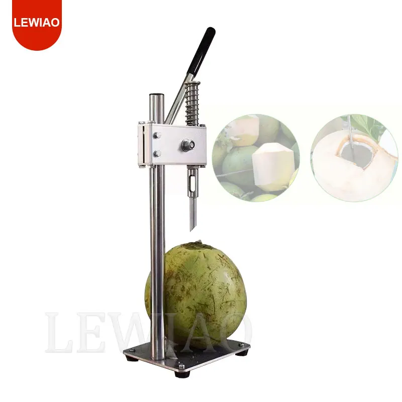 Manual Opening Coconuts Machine Save Effort Coco Capping Cover Drilling Maker