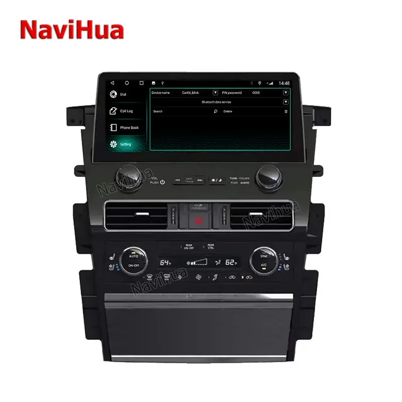 

Navihua for Nissan Patrol Infiniti Qx80 2015-2022 Android GPS Navigation 12.3 Inch Car DVD Multimedia Player Car Radio Stereo