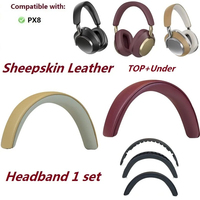 Sheepskin Headband For Bowers & Wilkins PX8 Headphones Replacement B&W Headband rubber cushion repair spare parts