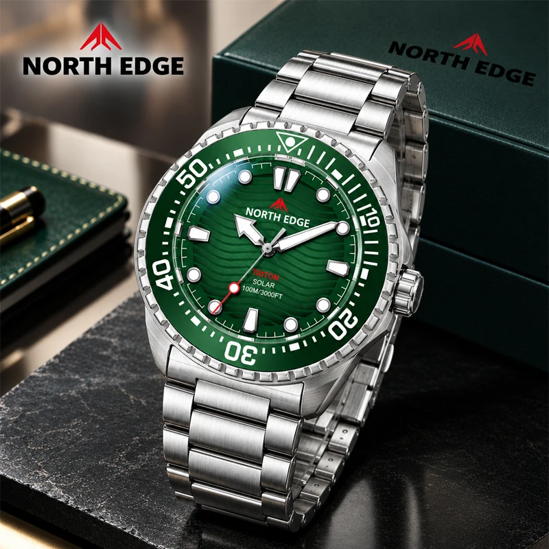 Luxury Watch Protection Film - NORTH EDGE 2026 Neue TRITON Solarbetriebene