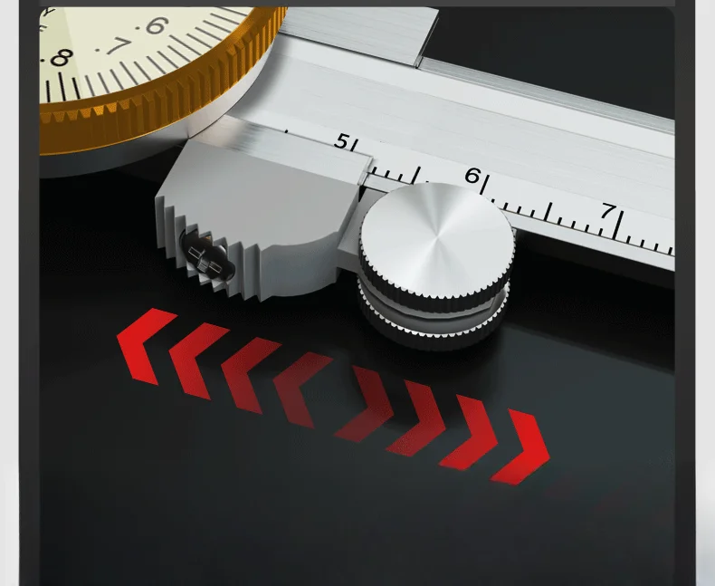 

1pc Metal Caliper 0-150mm Stainless Steel Shock Proof Double Way Woodworking Thickness Gauge Depth Ruler Measuring Tools