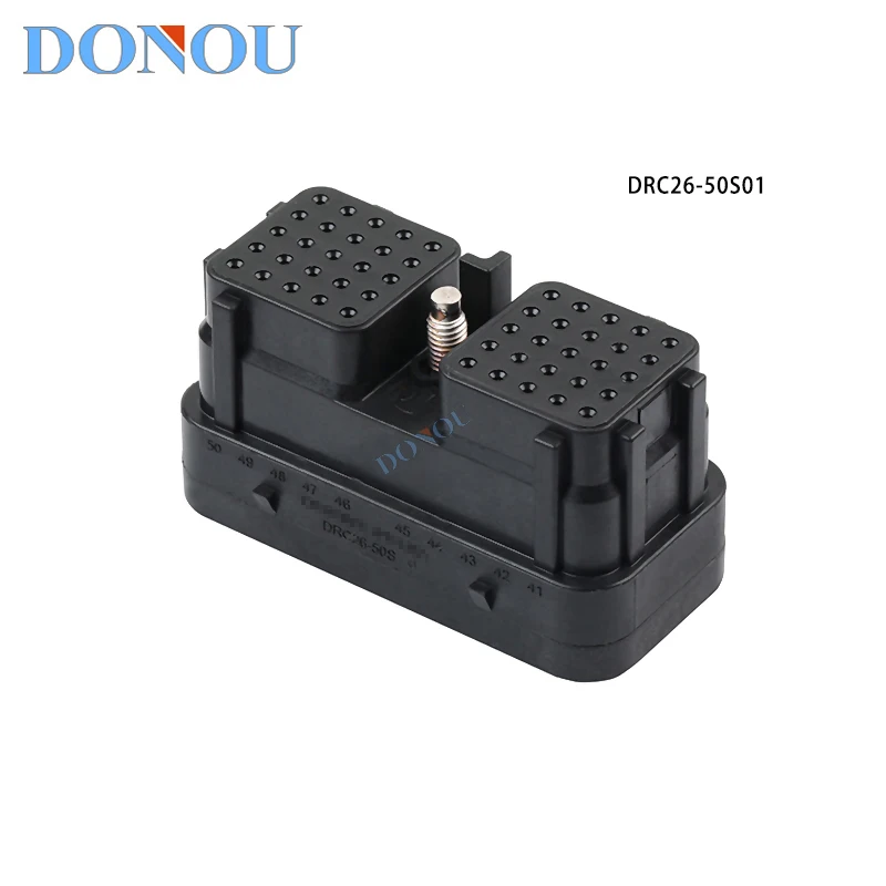 

50-hole plug connector DRC26-50S01 waterproof wire harness connector 0528-001-5005
