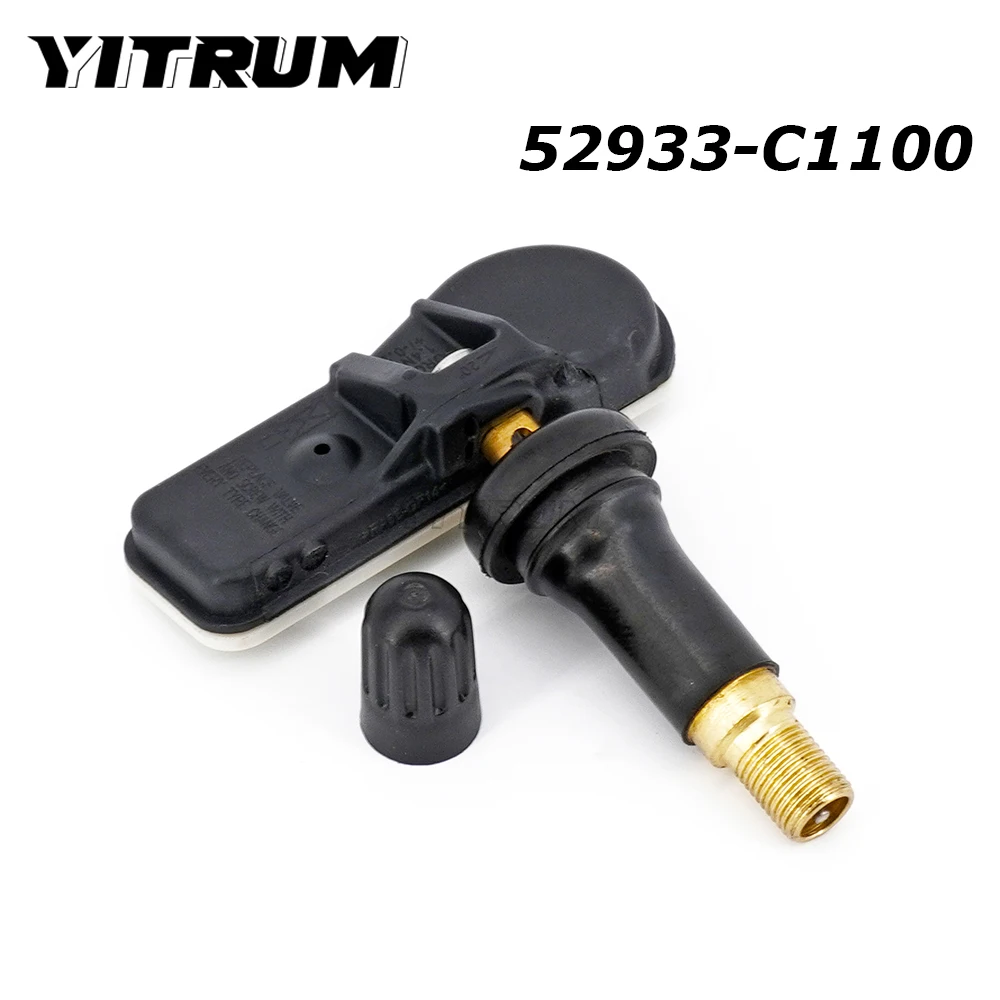 YITRUM 52933-C1100 For Hyundai i20 Nexo Tucson ix35 Palisade Santa Fe Sonata Hybird Kia Telluride Car TPMS Tire Pressure Sensor