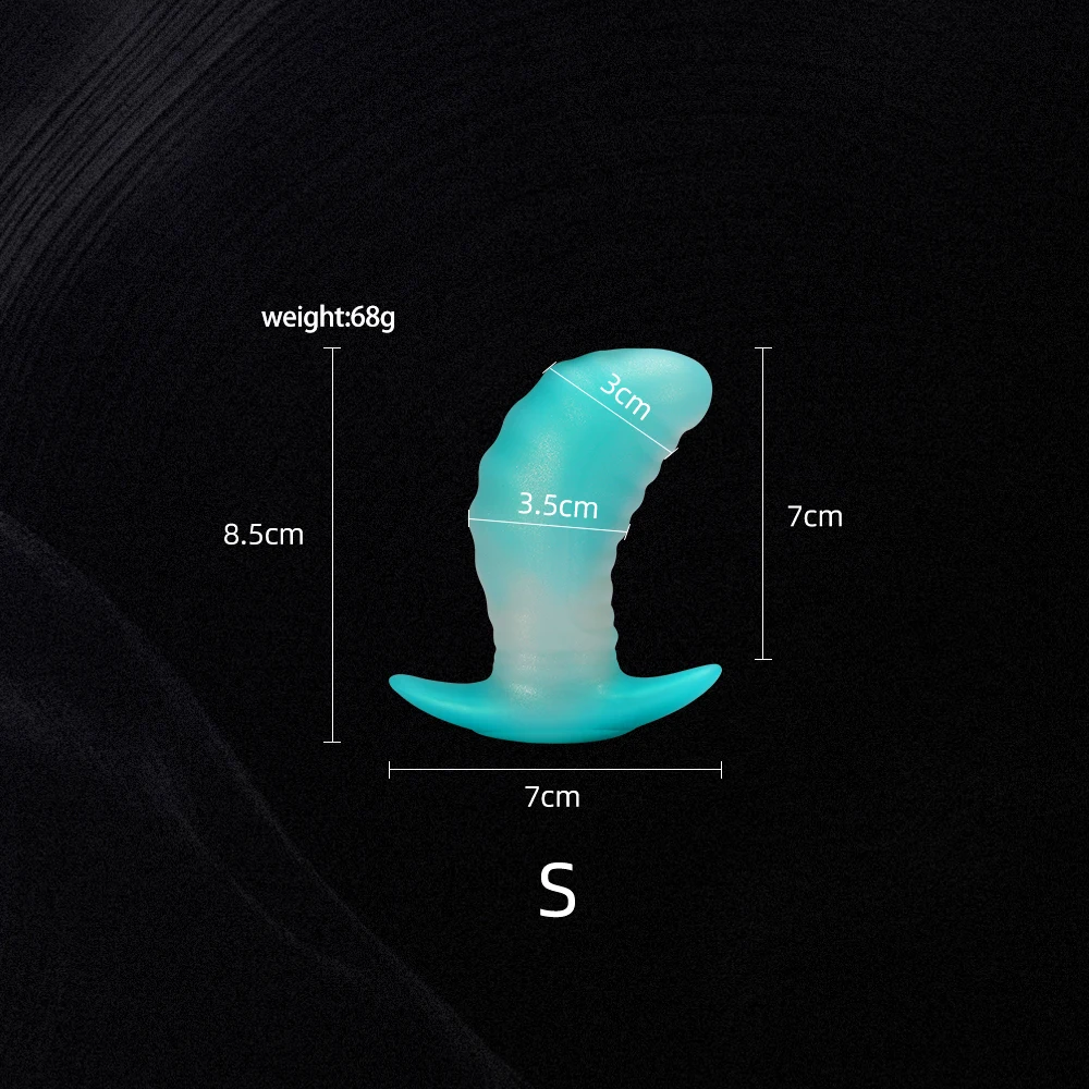 Comfortable Silicone Anal Plug Soft Anal Dilatation Sex Toy_voghion.com
