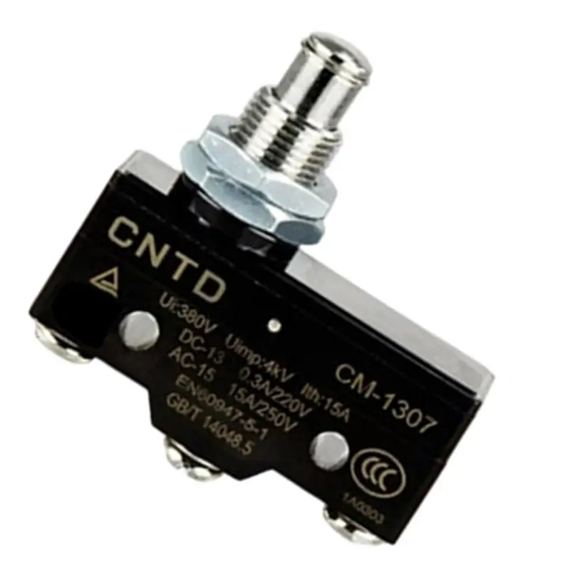 DT51 Horizontal Limit Switch CM-1 Series Micro Switch 15A Self Resetting for Automation Machinery