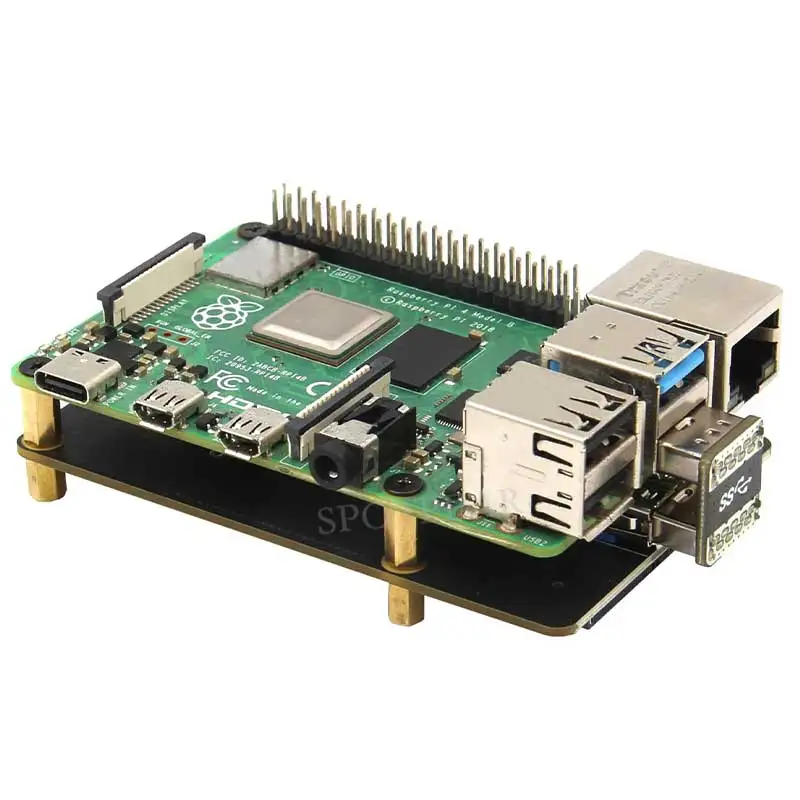 X872 Raspberry Pi 4 USB To M.2 NVMe SSD Expansion Board NAS Support Boot From SSD - Image 2