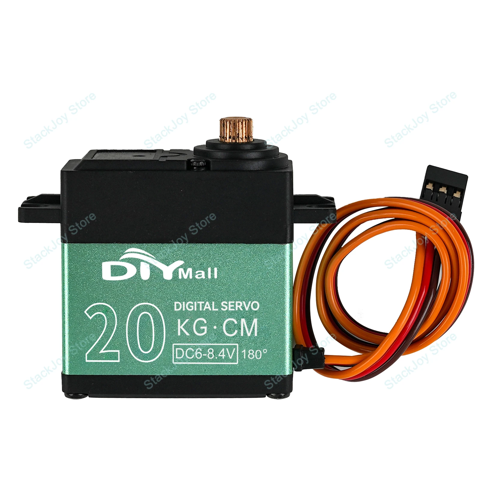 Servo Digital de alto Torque, Motor de cepillo de carbono de 15/20/25/30/35KG, Servo RC de 180/270/360 grados para coches robots de Control remoto, aviones