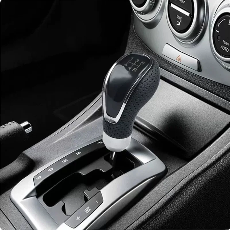 Car modification leather gear shift head gear lever head wave stick head manual gear shift head car modification gear shift knob