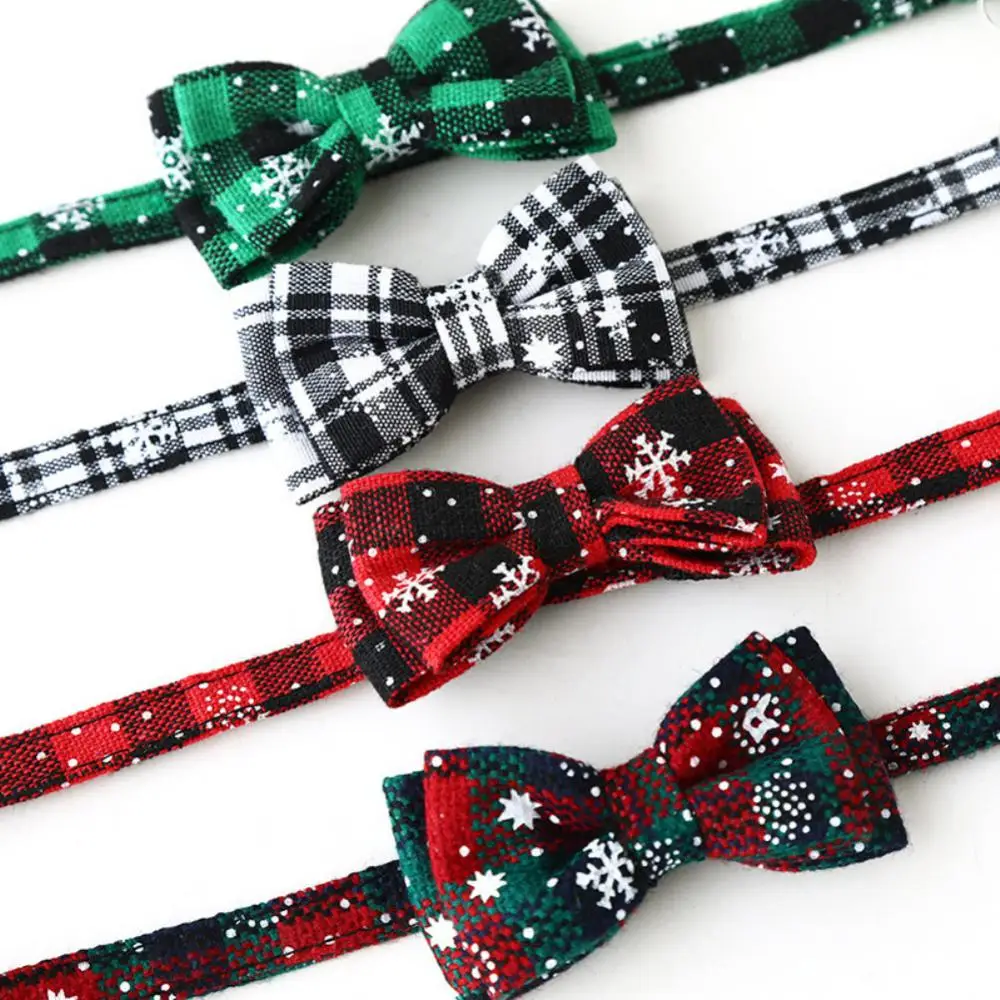 Pet Collar Perfect Accessory For Christmas Suitable For Both Cats And Dogs Festive Popular Easy To Adjust Limited Edition Bow