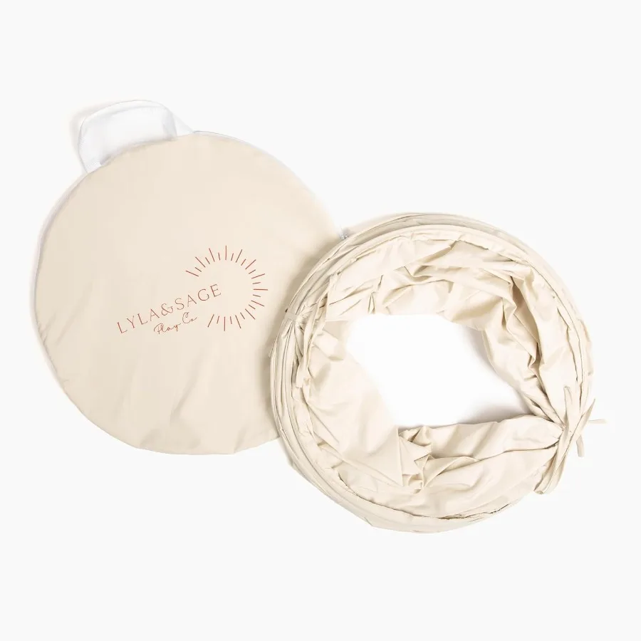 Tunnel da gioco per bambini - Tunnel strisciante pop-up da 6 piedi per neonati piccoli - Regalo giocattolo tunnel pieghevole per ragazzo e ragazza - Tenda da gioco con tunnel