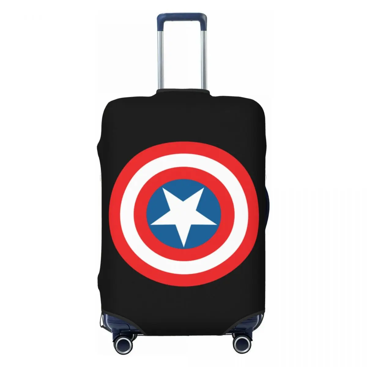 Custom Captain America Suitcase Cover Dust Proof Luggage Protective Covers for 18-32 inch