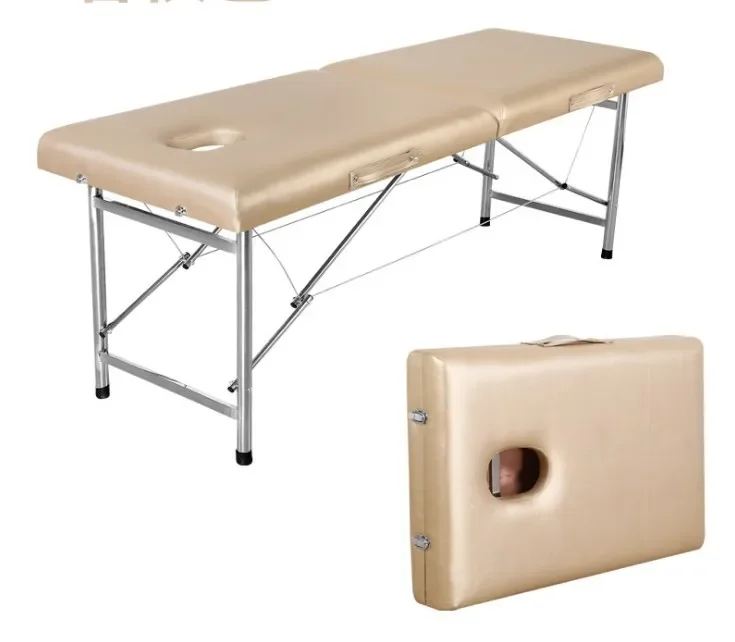 High Quality Best  Stainless Steel Portable Foldable Lash Beauty Spa Massage Table  Massage Bed