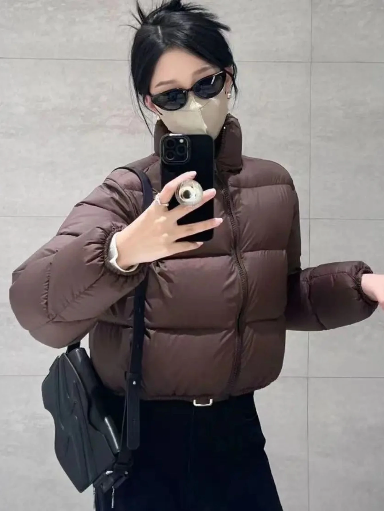 

Короткая хлопковая женская куртка для похудения, тепло, стиль хлеба, ретро, зима, Новое поступление, пальто из бархатной ткани в американском стиле для женщин