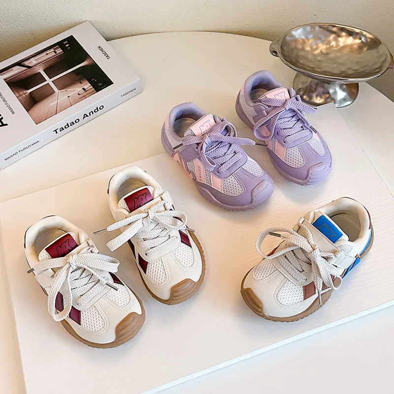 

Children's shoes 2026 spring new boys' sports leisure shoes girls' soft sole training shoes