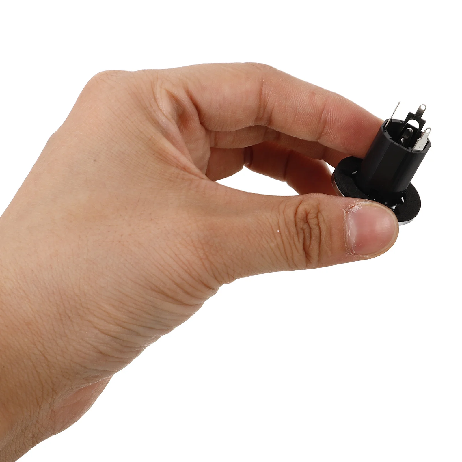 

2Sets Guitar Pickup Jack 6.35mm Endpin Socket with Cover Heavy Duty Stereo Output for Guitar Eq Pickup System Reliable