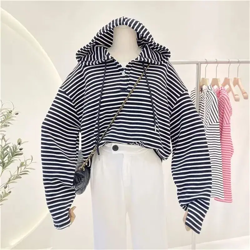 Sudaderas con capucha de gran tamaño para mujer, decoración de bolsillo, gradiente de género, clásico, multicolor, forrado de estaciones, elegante, liso, forrado de punto de calidad
