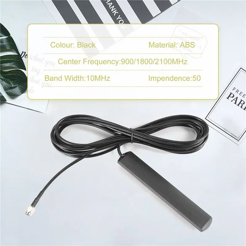 SMA DAB Antenna Air Amplifier Cable LTE 3G 4G GSM Internal Connection ROSCA Adaptor 900/1800/2100 MHZ 3DBI 3-5V