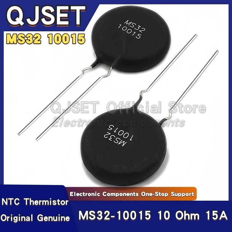 

1 pcs NTC Thermistor MS32 10015 10 Ohms 15A 10R Inrush Current Limit MS32-10015 SL32 10015 Thermistor Original Genuine 10015 25%