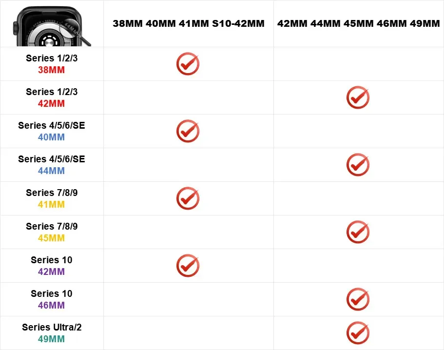 سلسلة حزام ساعة اليد لسلسلة ساعات أبل 10 9 8 7 6 5 4 3 2 Se سوار معدني IWatch Ultra 49 46 42 44 38 40 مللي متر حزام (استيك) ساعة #6