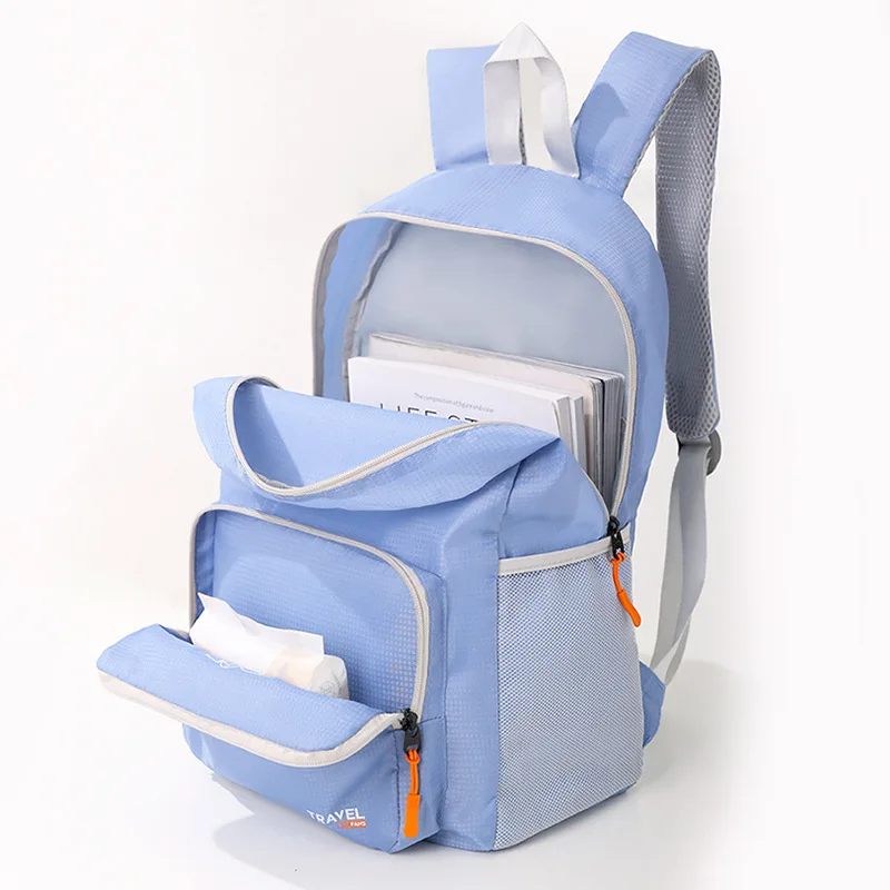 Ultralight Backpack Waterproof Skin Bag Large Capacity for Travel Work Commute Outdoor Activities