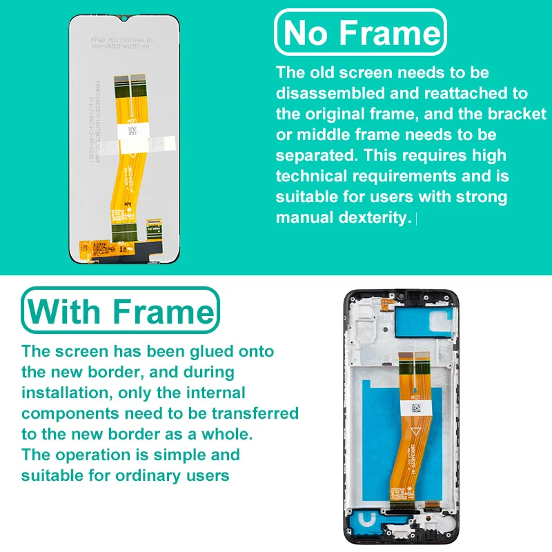 Display For Samsung Galaxy A01 A02 A03 Touch Screen Digitizer
