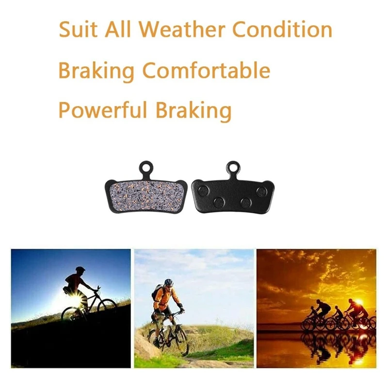 4 Pairs Bicycle Brake Pads,Brake Pads Mountain Bikes,Bike Disc Brake Pads For Avid XO XX Elixir 7 9 Trail Guide Series