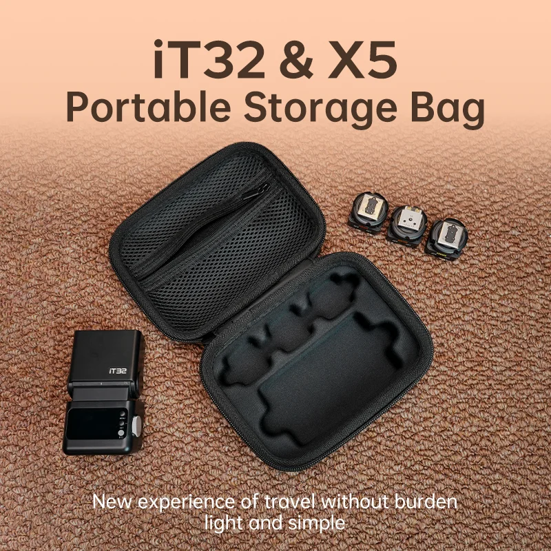 Torba do przechowywania serii Godox IT32 i X5C/O/N/F/S/L Trigger, przenośna torba na sprzęt fotograficzny, futerał na profesjonalne akcesoria oświetleniowe. — zdjęcie produktu 2