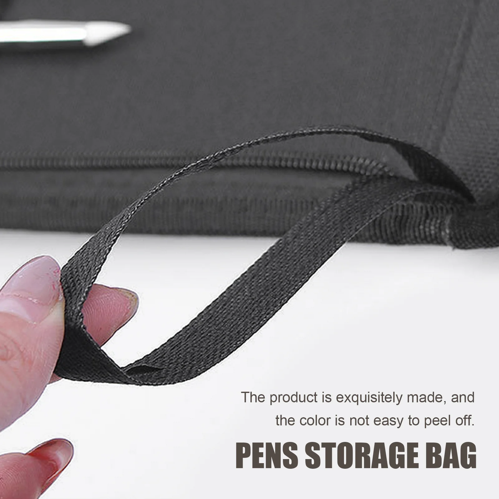 

1Pcs Large Capacity Pencil Bag Premium Material Smooth Zipper Storage Organizer for Drawing Pens Stationery Pouch Portable Case