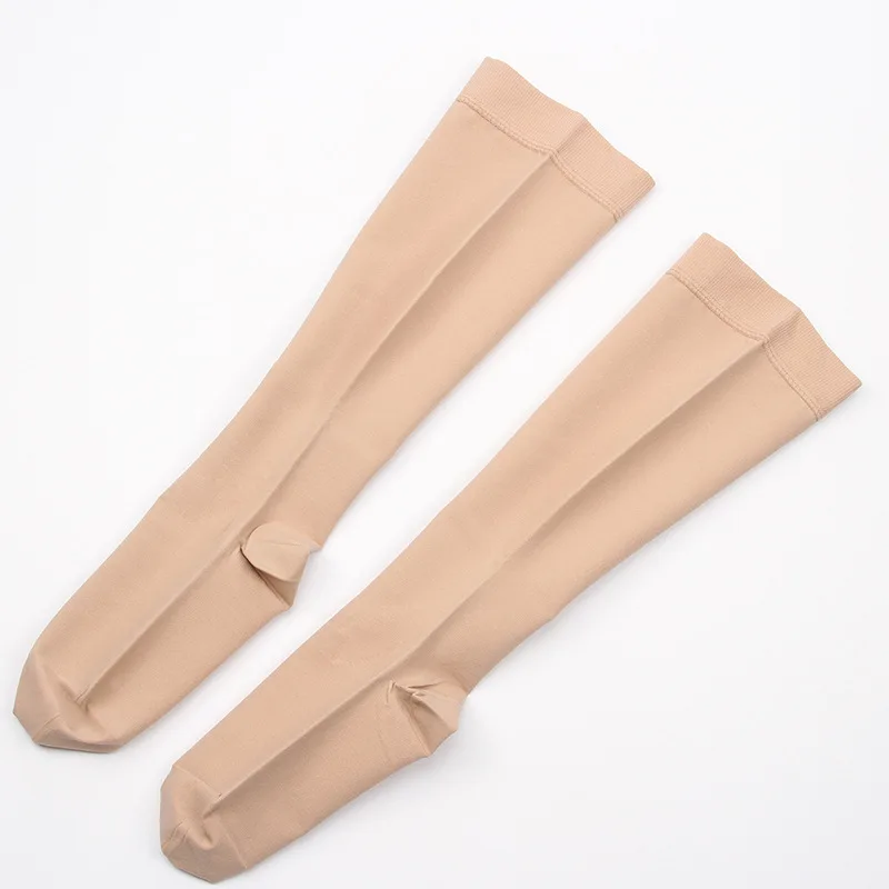 2026 New Design Men Compression Socks 23-32mmhg Shaping Leg Pressure Calf Middle Tube Elastic Vein Women Nurse Beauty Large Size
