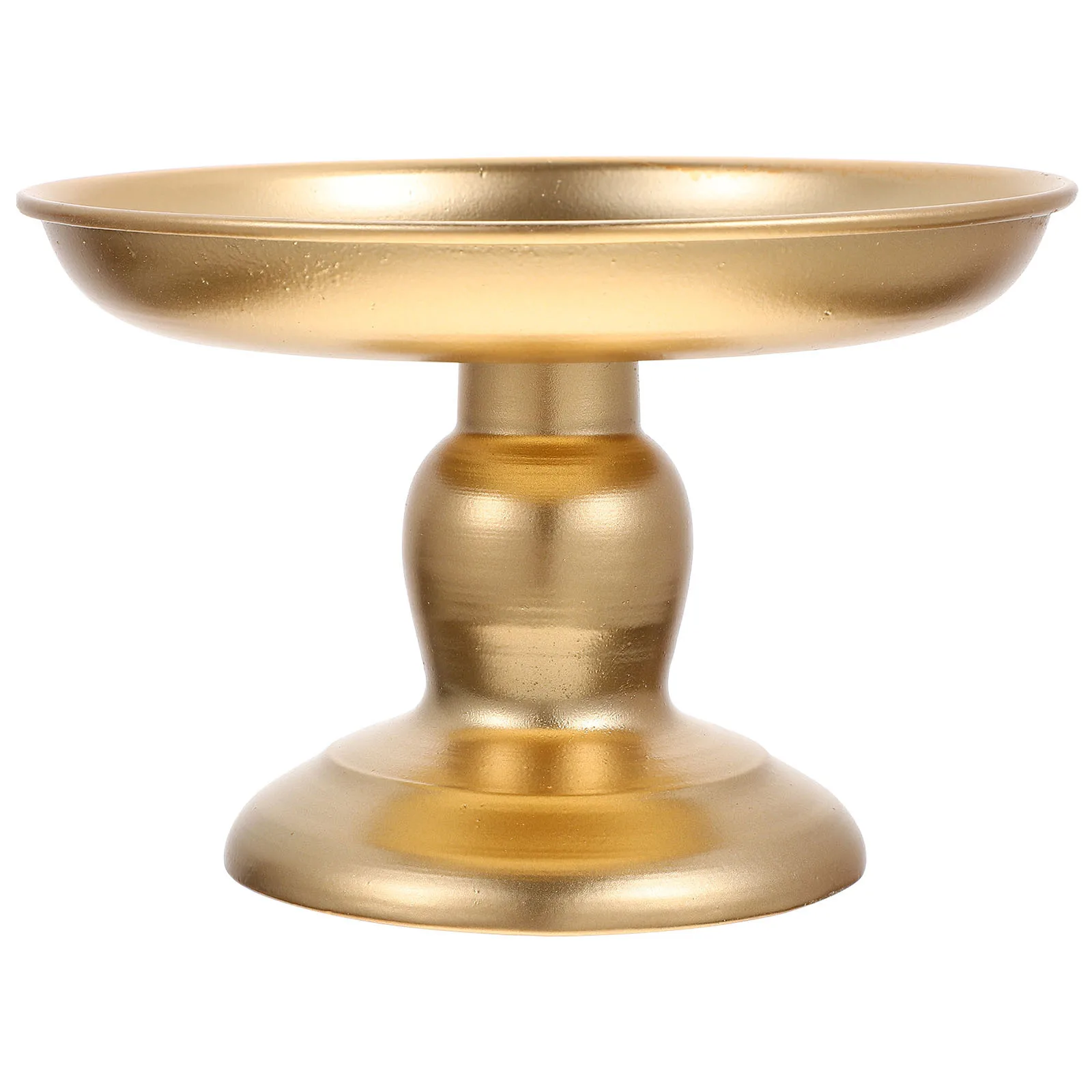 

Candy Plate High Base Metal Fruit Bowl For Snacks Nuts Dried Fruit Serving Tray Portable Dessert Stand Kitchen Bar