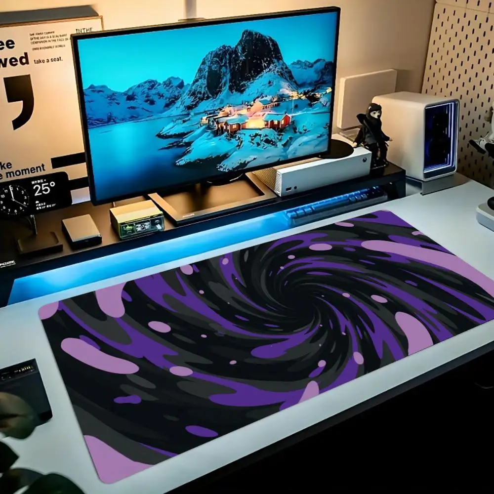 Cool Abstract Swirl Liquid Fluid Mouse Pad Large size mouse pad xxl rubber keyboard mouse carpet for Gamers Desktop