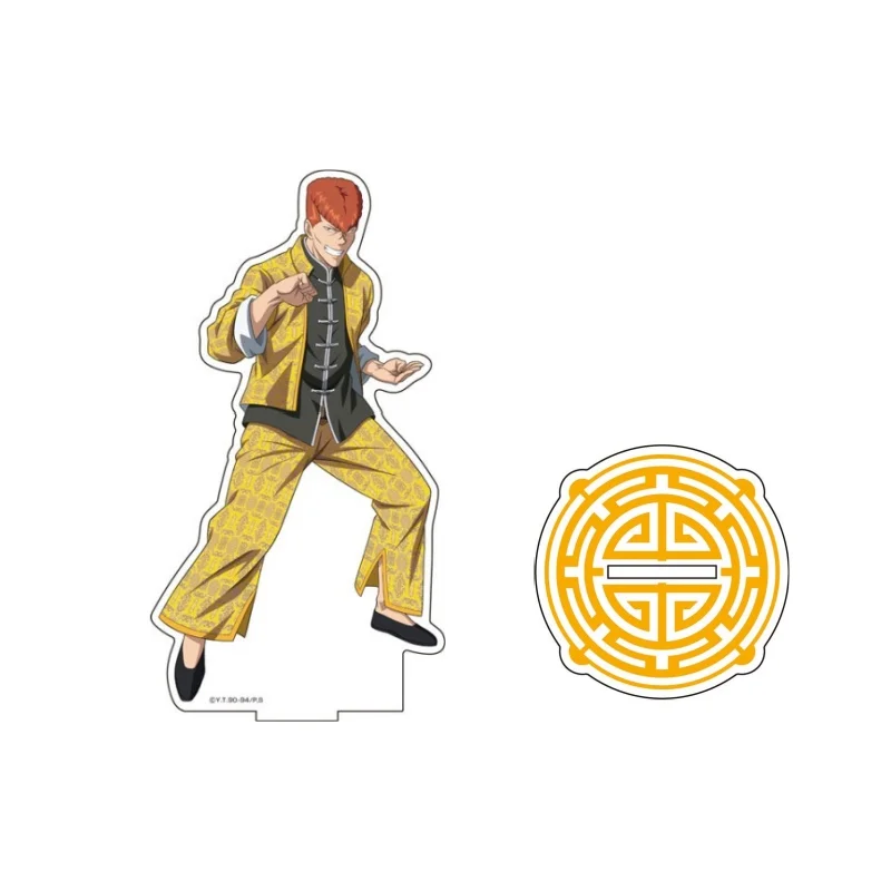 Nieuwe Anime Yuyu Hakusho Figuren Urameshi Yuusuke Acryl Stands Kuwabara Kazuma Character Model Bord Bureau Decor Staand Cadeau