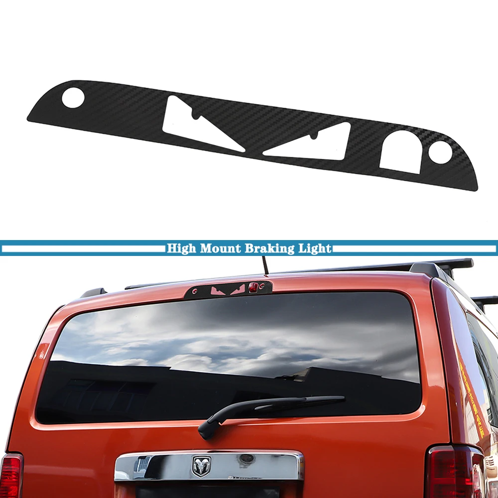 Lámpara de luz de freno de montaje alto para coche, cubierta decorativa embellecedora para Jeep Patriot 2011-2016 Dodge Nitro 2007-2012, accesorios exteriores