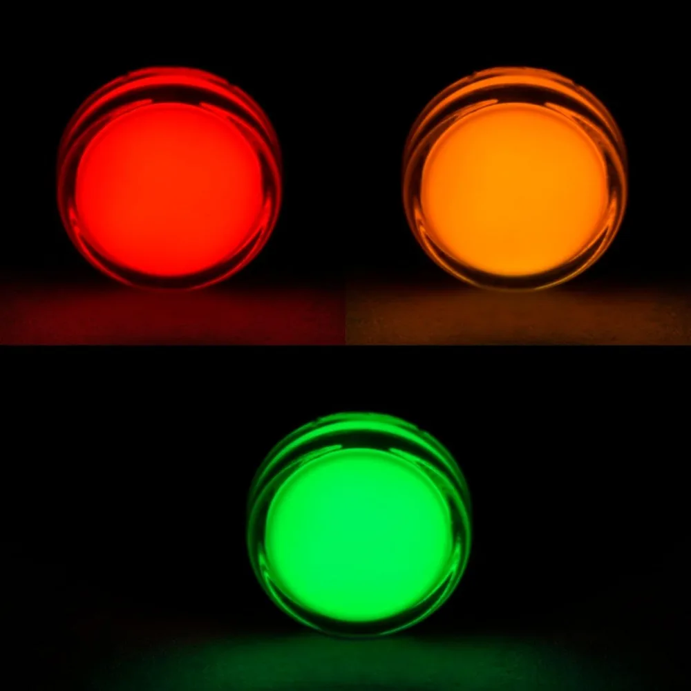 5pcs Indicator Pilot Signal Light   220v 22mm Panel Mount LED Power