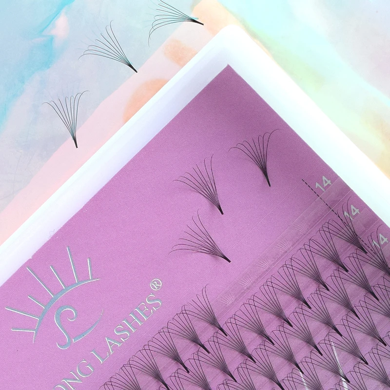 Wholesale mega volume premade fans ultra speed premade volume fans pointy base premade loose fans