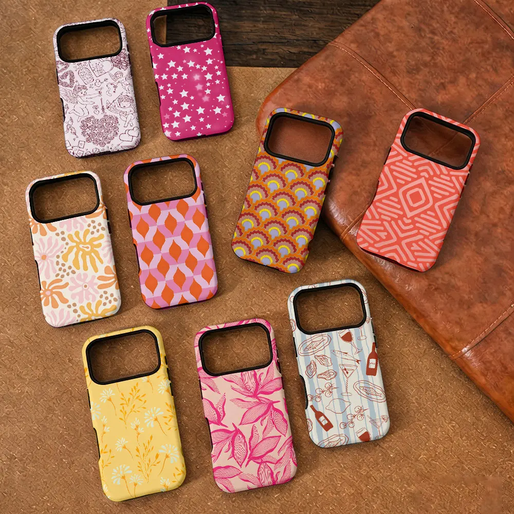 

Luxury Fashion Ins Wavy Patterns Phone Case for Samsung Galaxy S20 S23 S24 S25 S26 FE Plus Ultra Edge 4G 5G Luxury Double-layer