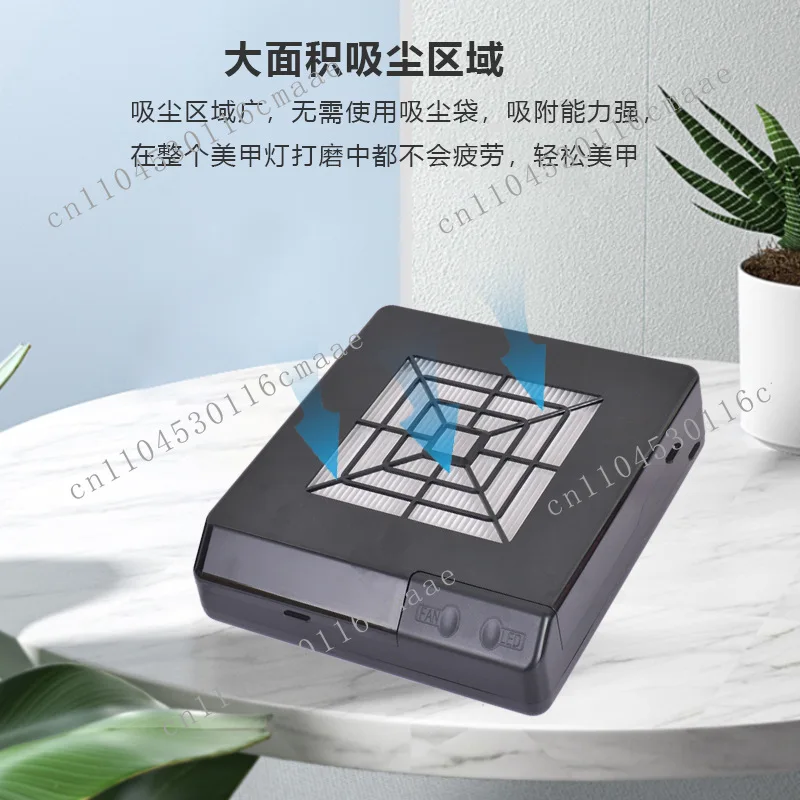 

Vacuum Cleaner Professional Nail Remover Polishing Nail Cleaner Tools Silent with Light