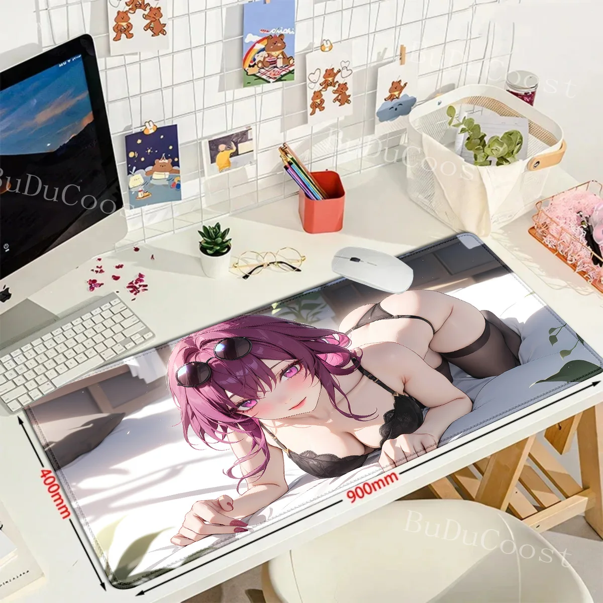 game Honkai Star Rail Kafka hentai Sexy girl XXL Large mouse pad Computer Laptop Non-slip Office Keyboard Mats Desk Mat mousepad