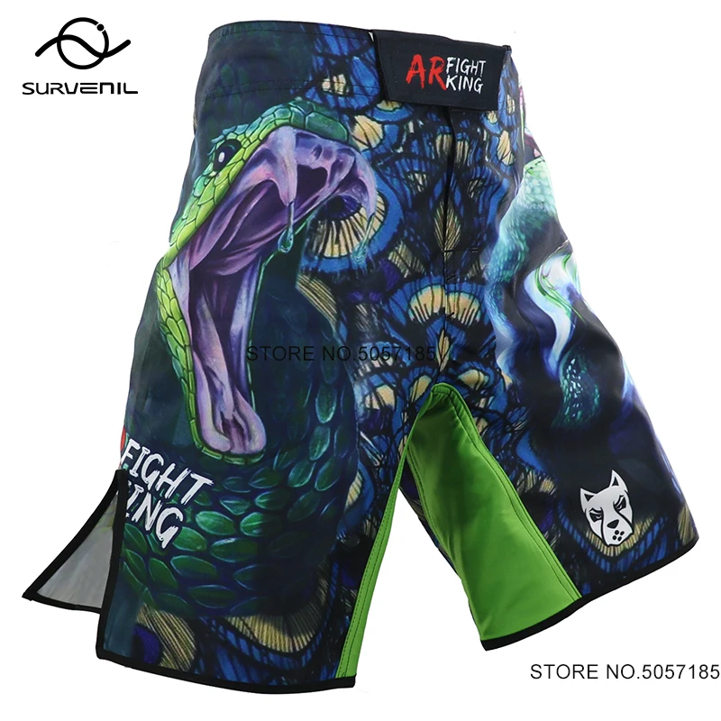 

MMA Shorts Men Snake Muay Thai Boxing Cage Fight Shorts Gym BJJ Mixed Martial Arts Combat Wrestling Grappling Kickboxing Trunks