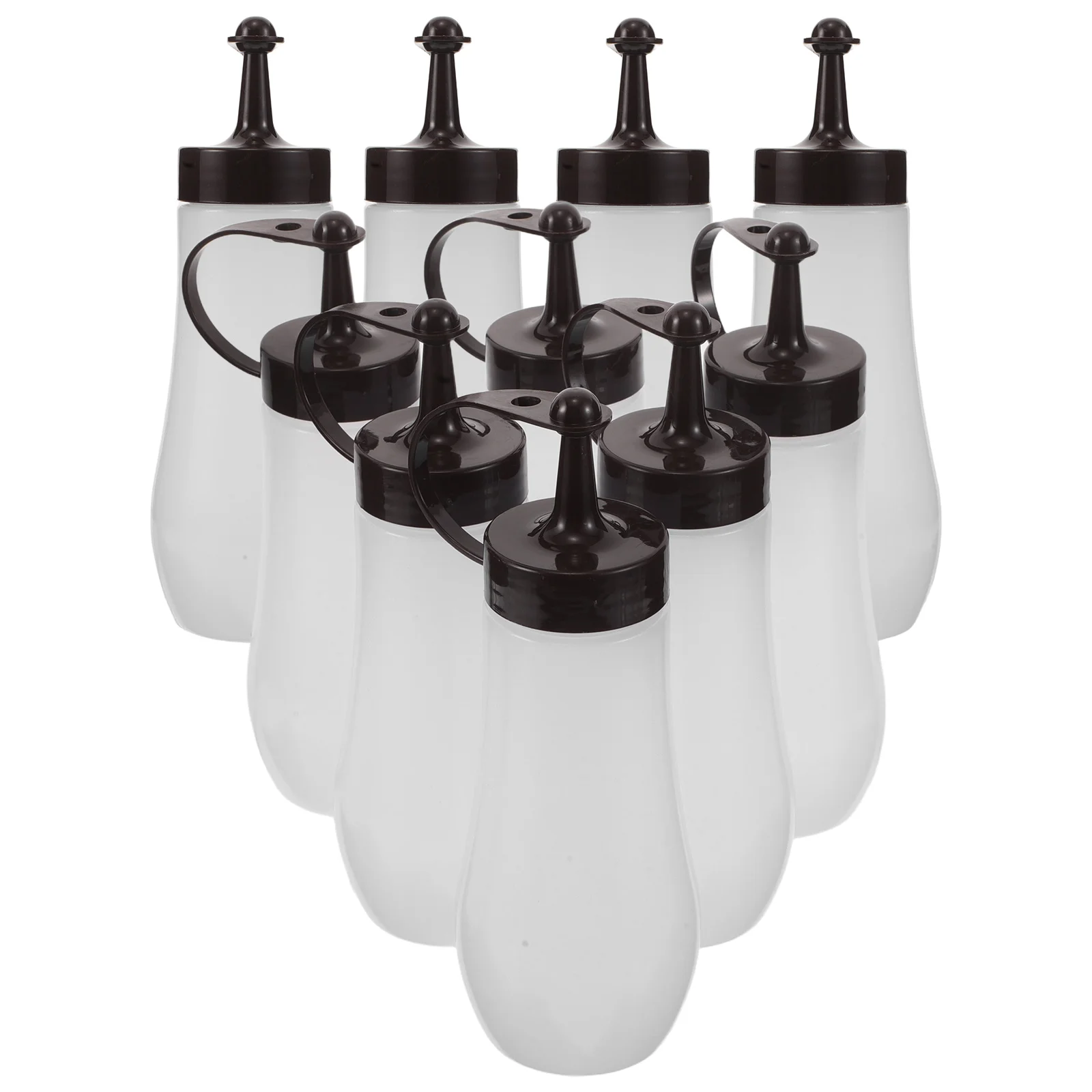 

10pcs Storage Squeeze Bottles 250Ml Leakproof Plastic Lamp Oil Dispensers For Camping Emergency Lighting Refillable Oil