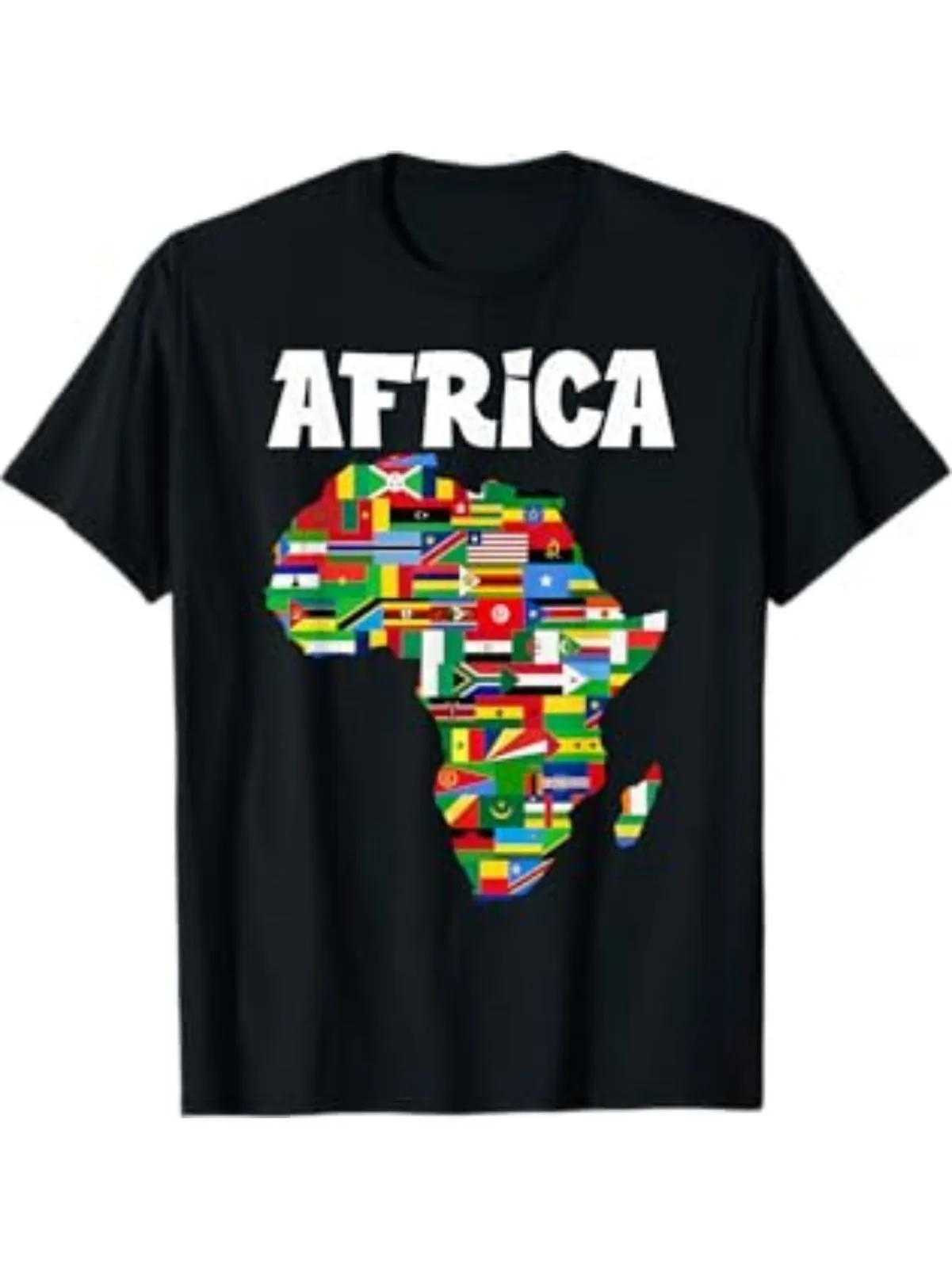 

Proud African Flags T-Shirt for Continent Love & National Pride
