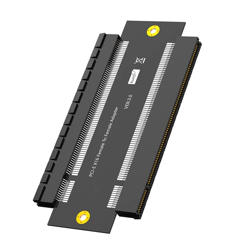

PCI-E X16 адаптер «Мама-мама» Connector PCI Express 3,0 16X To 16X Extender Райзер преобразователь печатная плата дизайн простая установка