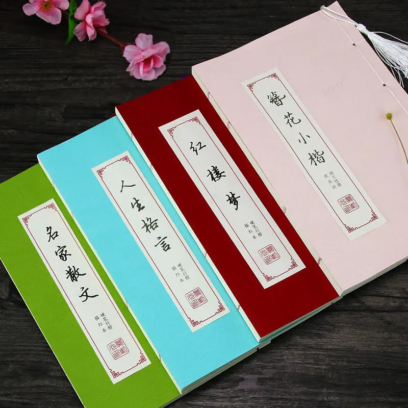 Adult Chinese Copybook Handwriting Magic Copy Book Free Wiping Writing Practice for Calligraphy Classical Poem Literature