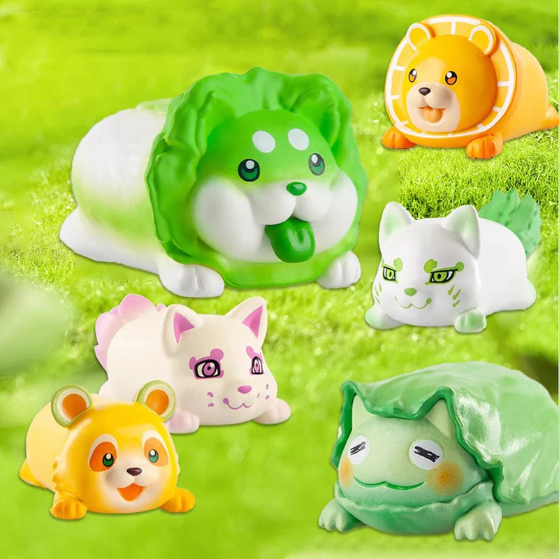 

3.2cm Anime Dodowo Vegetables Fairy Blind Box Surprise Mystery Box Cute Mini Action Figure Doll Collection Model Toys Kids Gifts