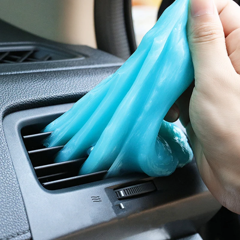 Gel anti-poussière haute efficacité pour l'intérieur de la voiture, boue magique universelle, outil de nettoyage du clavier et du bureau, accessoires de voiture, 1 pièce