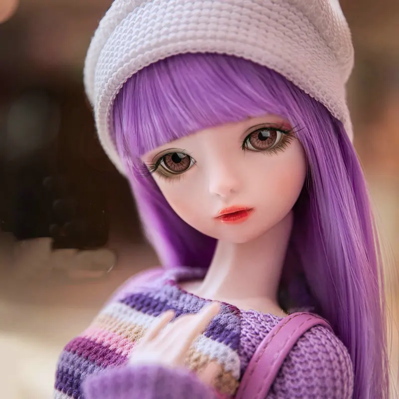 

Handmade BJD 1/3 Doll Full Set 60cm Fashion Girl Movable Ball-Jointed Female Articulated Collectible Dolls Gift For Girl Toys