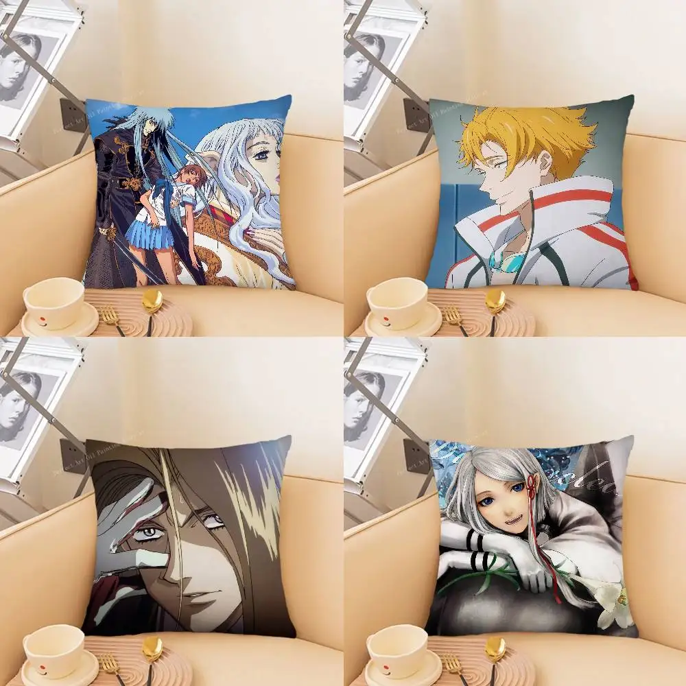 

1 шт. Модная квадратная наволочка The Vision Of F-Escaflowne для спальни, дивана, декора комнаты, отдыха
