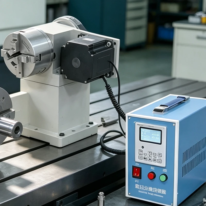K5M-4-100 CNC 4th Axis Rotary A Axis, Nema34 86mm Motor, 65MM Center Height, 100mm Chuck 22mm Hollow Shaft for Engraving Machine